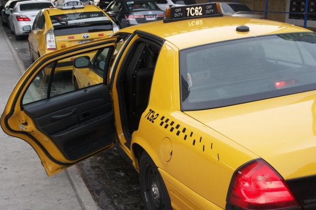 Take a cab so you don't get a DUI taking a cab after you have been drinking